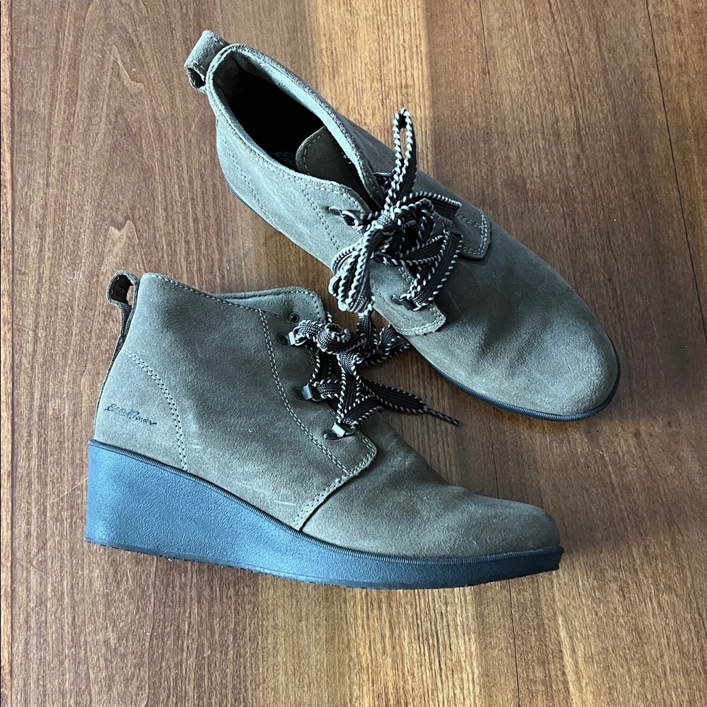 Women’s Eddie Bauer Wedge Boots Size 8 - Picture 4 of 10